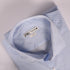 ZR White & Sky Blue Pin Stripped Shirt